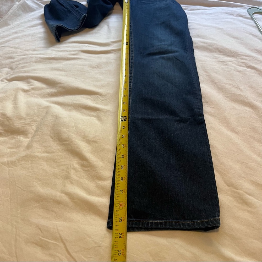 Hudson Jeans Dark Wash Whisker Fade Triangle Flap Pockets Size 28 - Picture 14 of 14